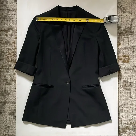 AllSaints Aiers Blazer in Black US 4 - Picture 11 of 16